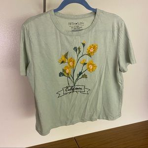 3 for $20 - California Flowers Shirt